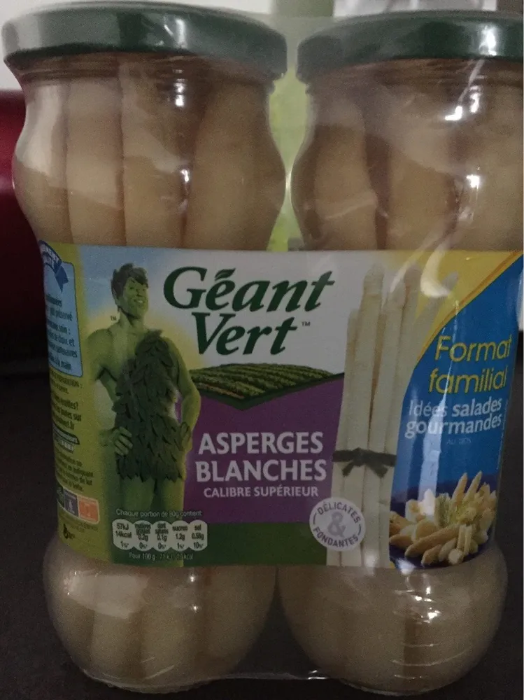 Asperges Blanches Géant Vert À Partir De 2 X 190 G