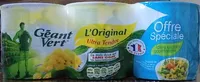 Lot de 3 conserves Maïs doux L'Original Ultra Tendre