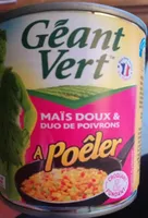 Maïs doux & duo de poivrons