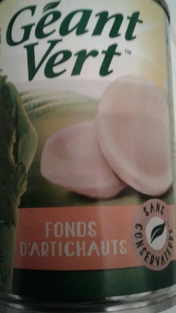 Géant vert fonds d artichauts