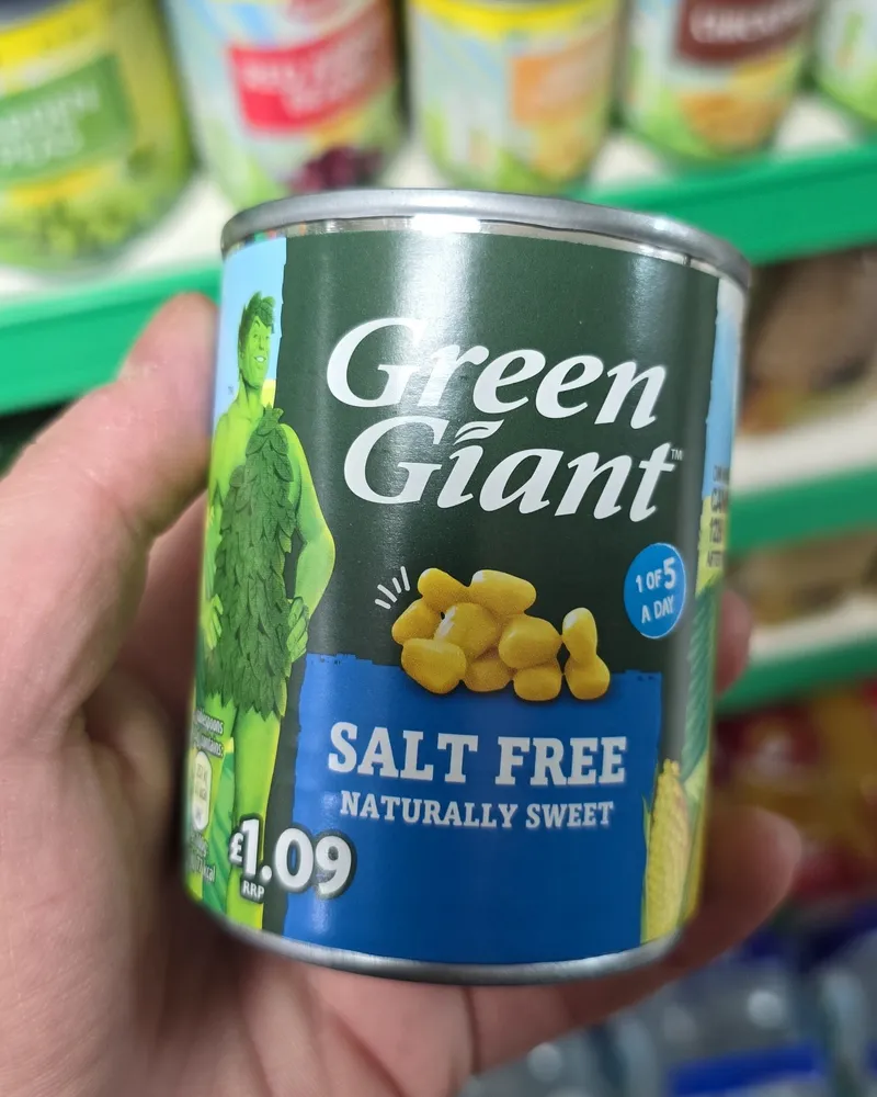 Sweetcotn Salt Free Tin