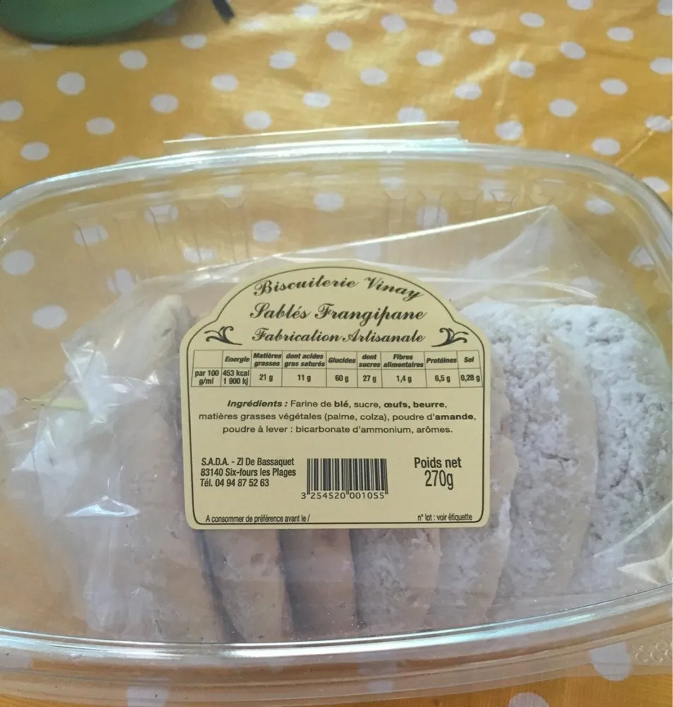 Sablés Frangipane