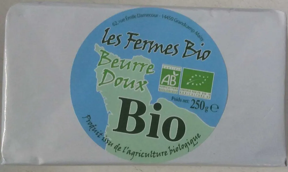 Beurre Doux Bio (82% MG)