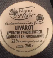 Livarot 22 % de matiere grasse