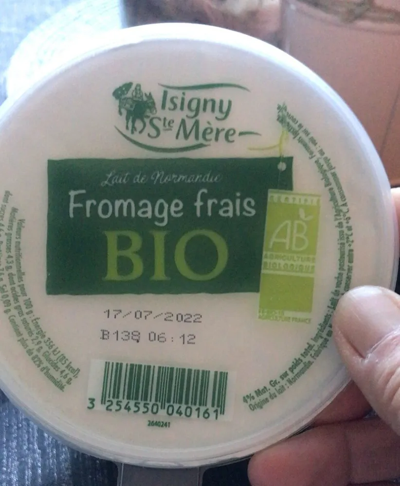 Fromage frais bio
