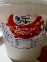 Fromage frais aux fraises