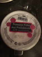 Fromage frais aux framboises