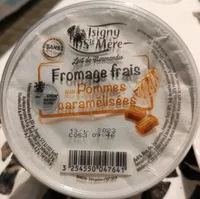 Fromage frais aux pommes caramélisées
