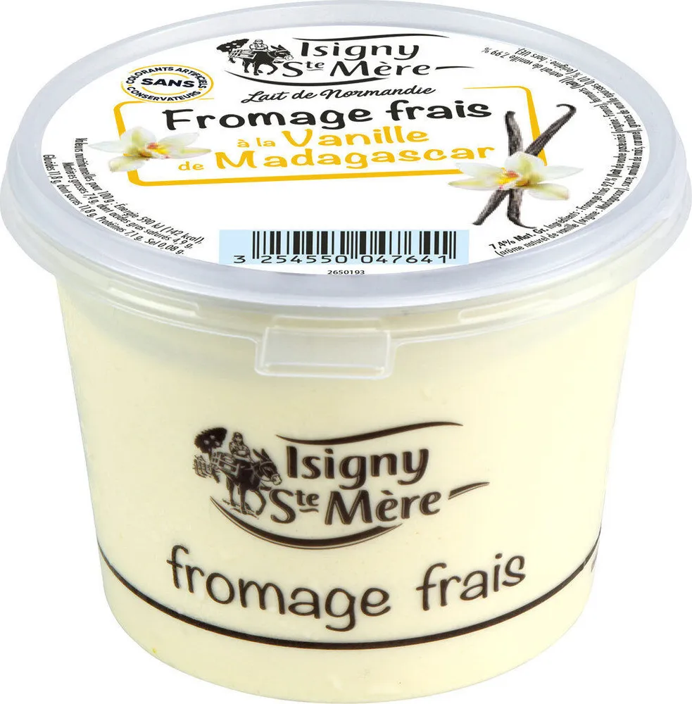 Fromage frais vanille