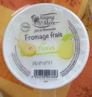 Fromage frais aux poires