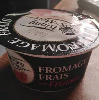 Fromage frais aux fraises