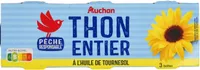 Thon entier à l'huile de tournesol