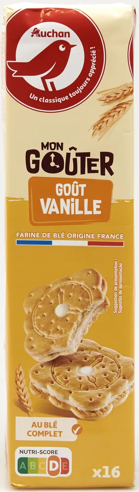 Mon goûter carré goût vanille