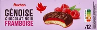 Génoise chocolat noir framboise