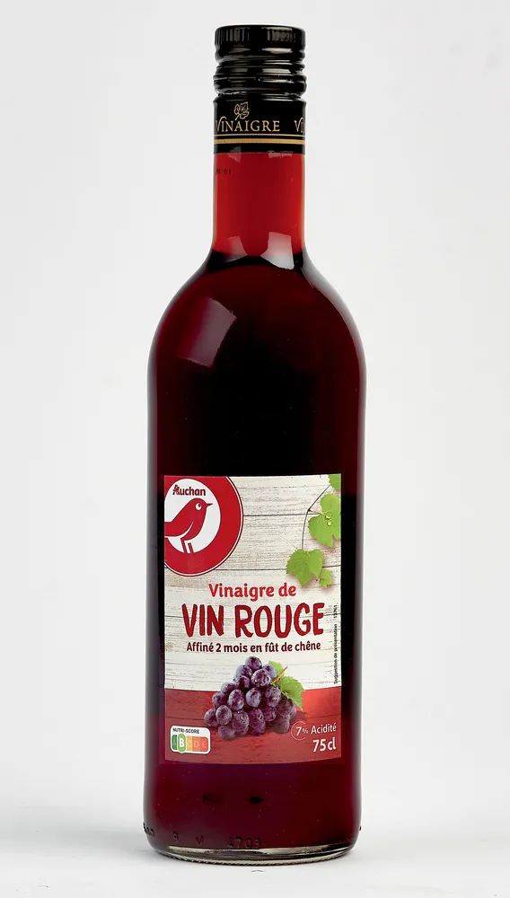 Vinaigre de vin rouge affiné 2 mois en fût de chêne 7% d'acidité
