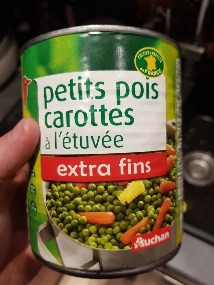 Petits Pois Carottes à l'étuvée Extra Fins