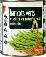 Haricots verts extra fins cueillis et rangés main