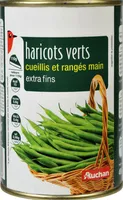 Haricots verts extra-fins cueillis et rangés main