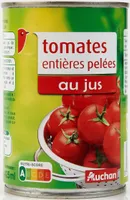 Tomates entieres pelees au jus