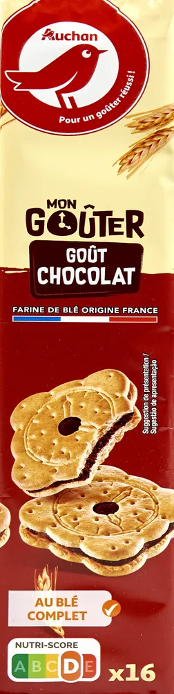 Mon goûter carré goût choco