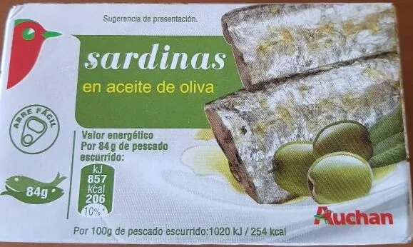 Sardinas en aceite de oliva
