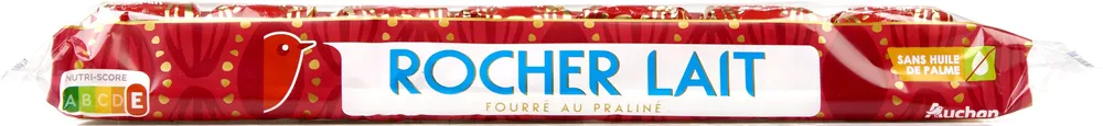 Rocher lait fourré au praliné
