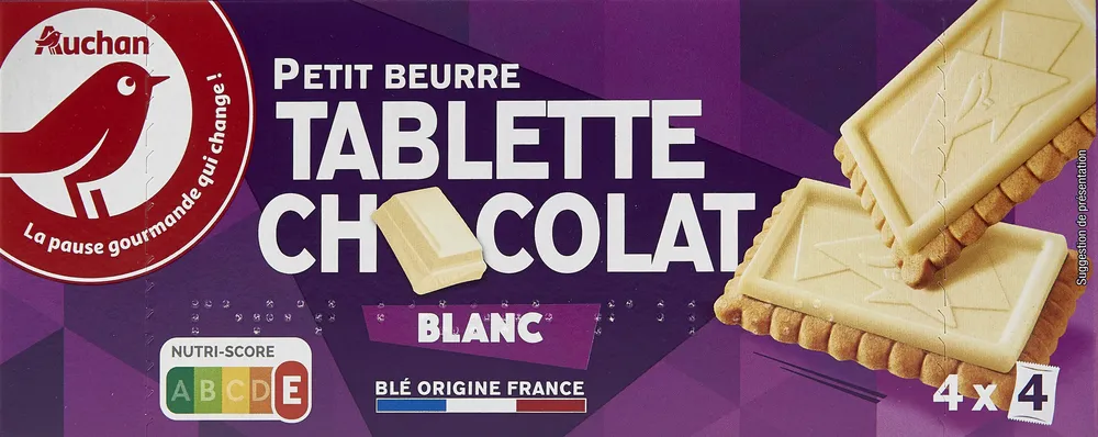Petit beurre Tablette Chocolat Blanc