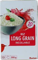 Riz long grain incollable