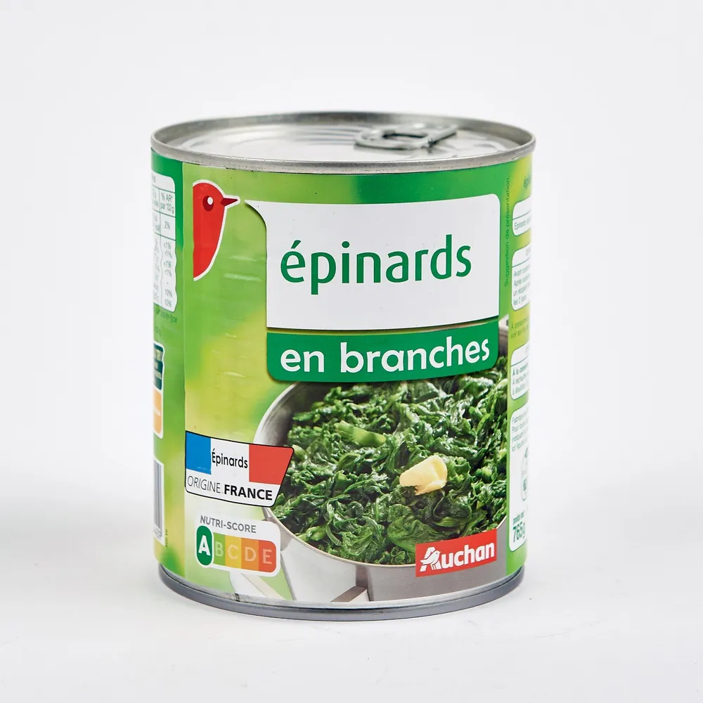 Epinards en branches