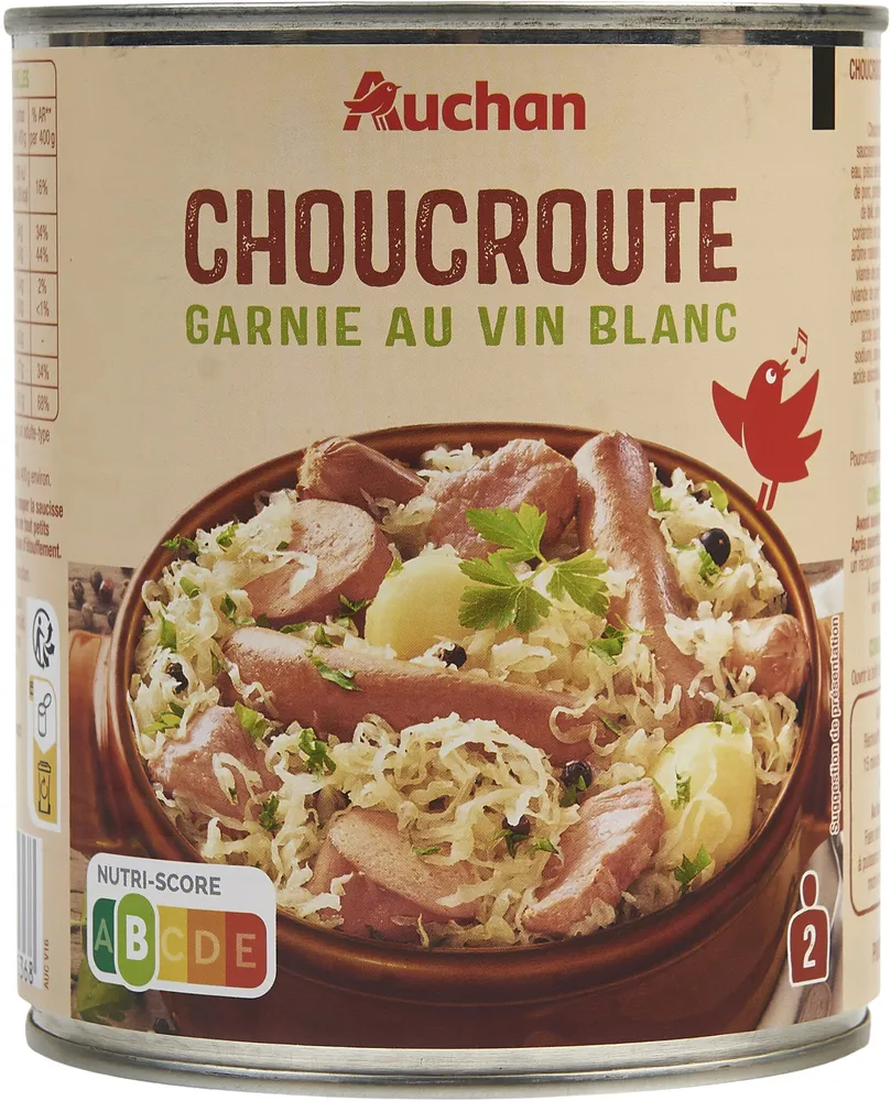 Choucroute garnie au vin blanc