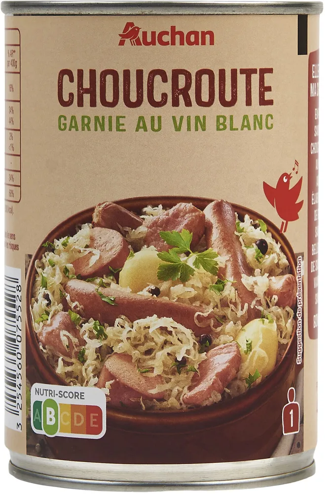 Choucroute garnie au vin blanc