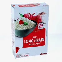 Riz long grain incollable