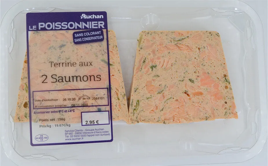 Terrine 2 saumons
