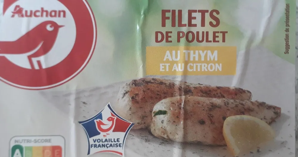 filets de poulet au thym et au citron