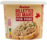 Rillettes du Mans pur porc sans conservateur