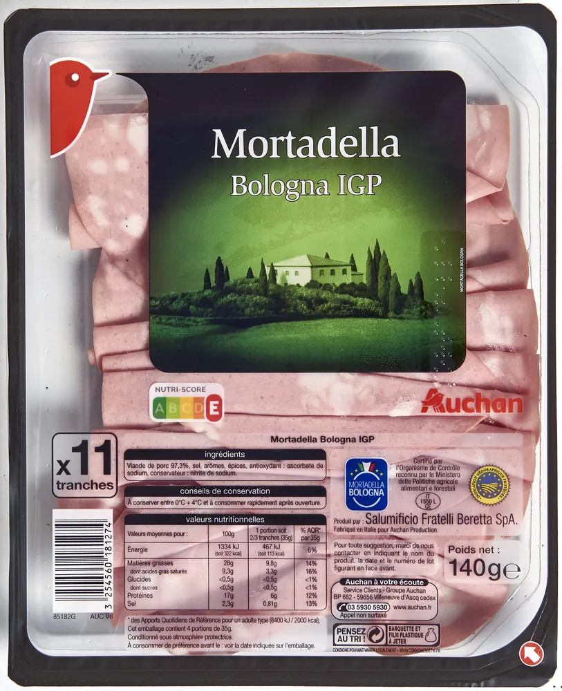 Mortadella bologna igp