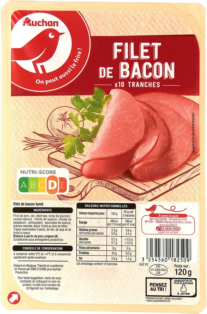 Filet de bacon