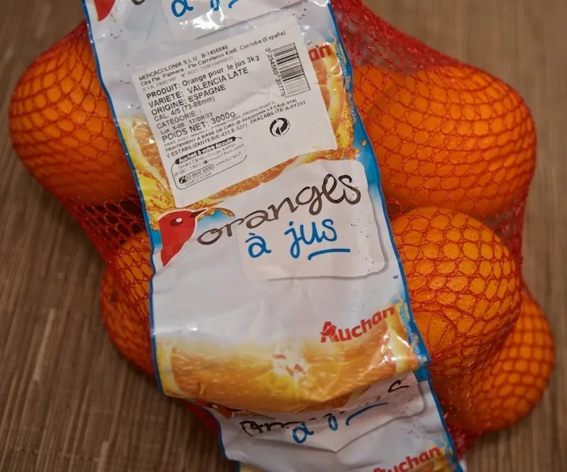 Oranges à jus