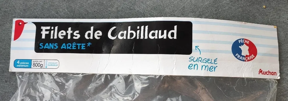 Filet de cabillaud