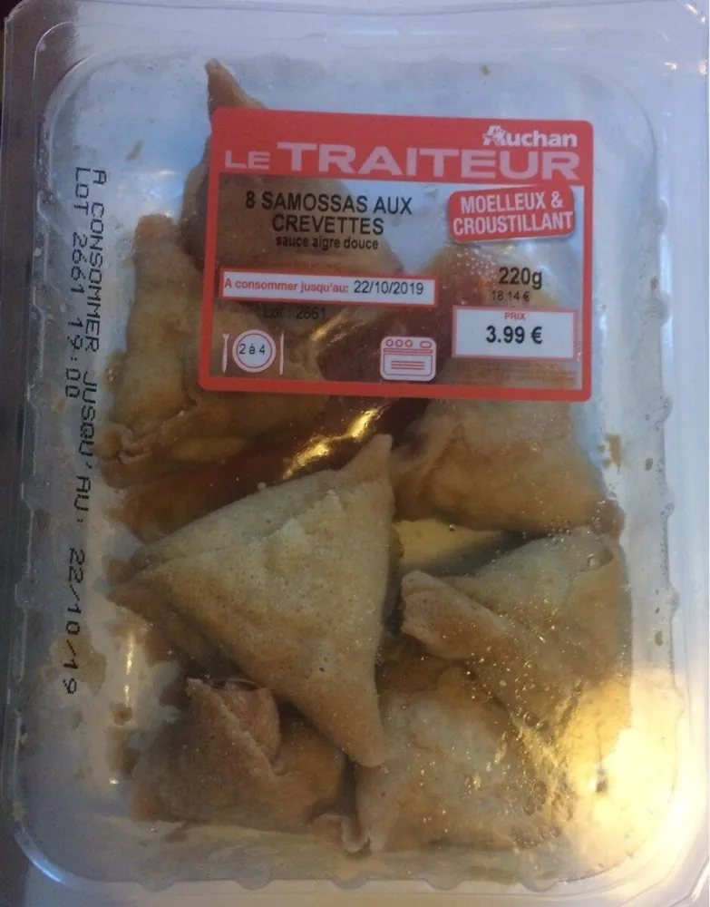 SAMOSSAS AUX CREVETTES