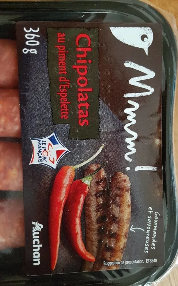 Chipolatas au piment d'espelette Mmmm!
