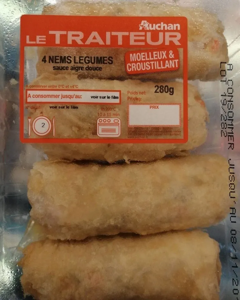 4 nems légumes
