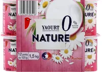 Yaourt nature 0% matiere grasse