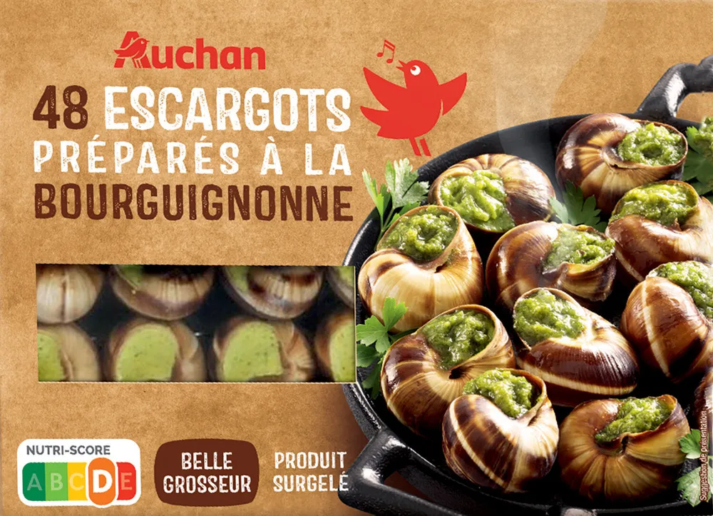 48 escargots préparés à la Bourguignonne, Belle grosseur