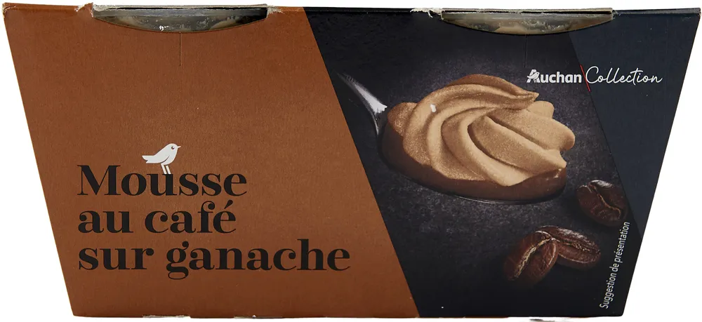 Mousse au café sur ganache