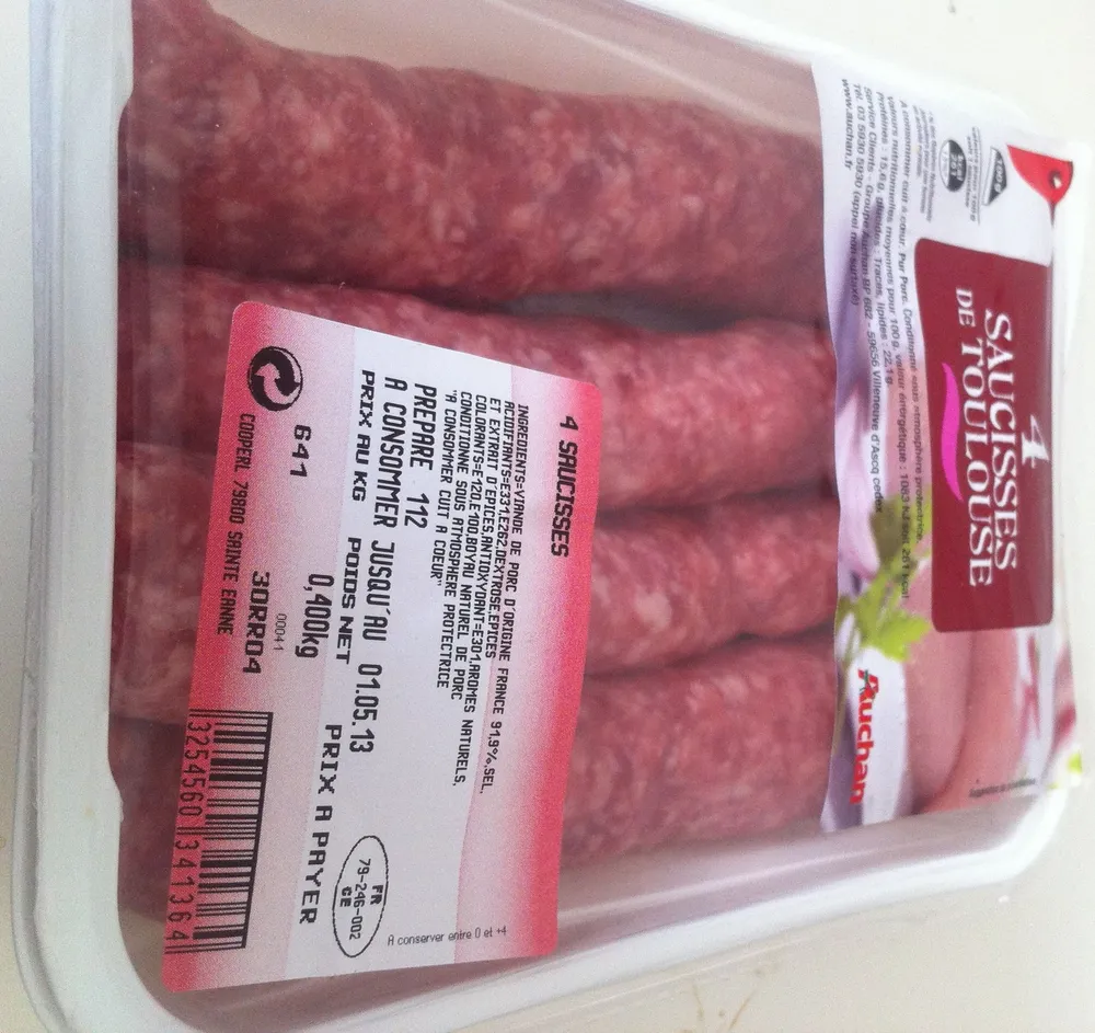 4 Saucisses de Toulouse