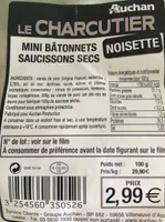 Mini batonnets Saucissons sec
