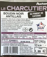 Boudin noir Antillais