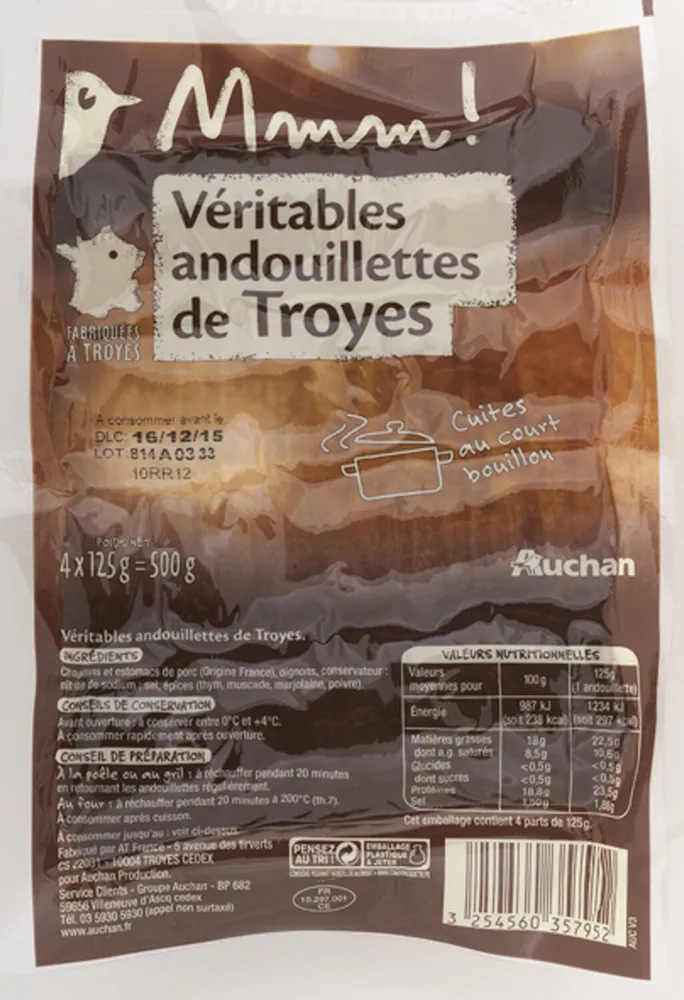 Véritables andouillettes