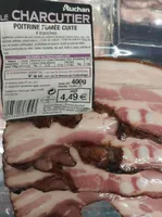 Le charcutier, poitrine fumée cuite